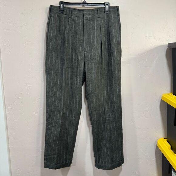 Polo by Ralph Lauren Pin Stripe Wool Pants - Picture 1 of 9